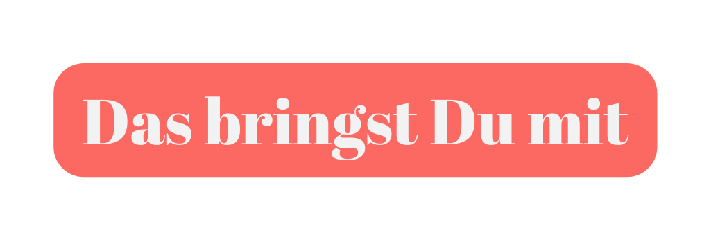 Das bringst Du mit